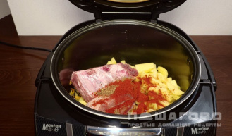 Фото приготовления рецепта: Суп чечевичный в мультиварке - шаг 3