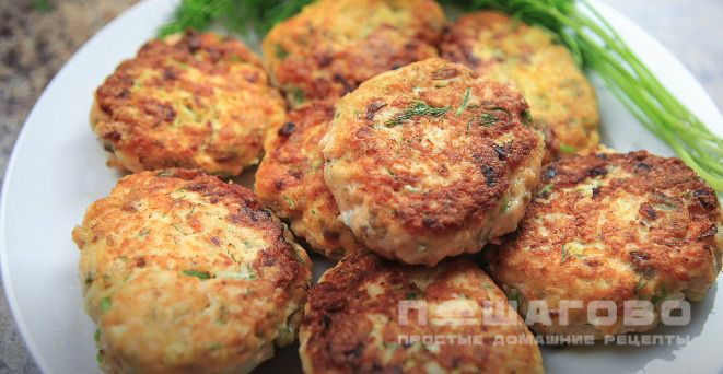Рыбные котлеты из семги