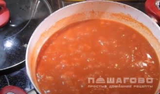 Фото приготовления рецепта: Овощной соус-подлива - шаг 2