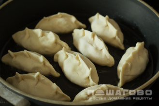 Фото приготовления рецепта: Китайские пельмени - шаг 18