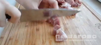 Фото приготовления рецепта: Гуляш из свинины с томатом - шаг 2