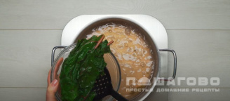 Фото приготовления рецепта: Ботвинья - шаг 9