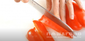 Фото приготовления рецепта: Холодный суп из томатов - шаг 5