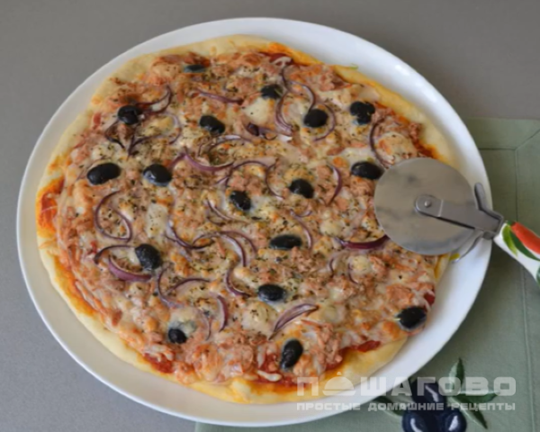 Пицца с рыбой: как приготовить