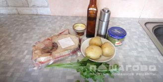 Фото приготовления рецепта: Нельма с картошкой в духовке - шаг 1