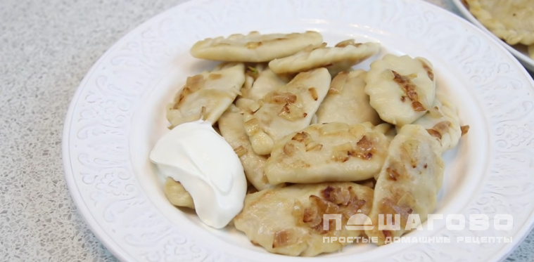 Вареники с гречкой